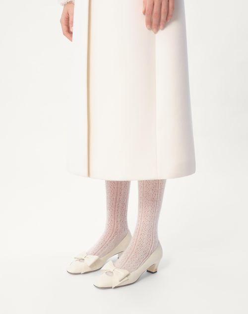 Valentino ZAPATO BOWOW DE CABRITILLA CON TACÓN DE 45 MM Libre de impuestos
