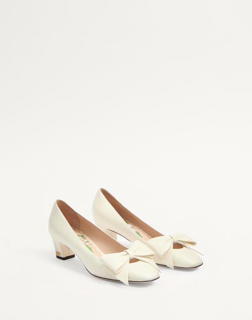 Valentino ZAPATO BOWOW DE CABRITILLA CON TACÓN DE 45 MM Descuentos del mes