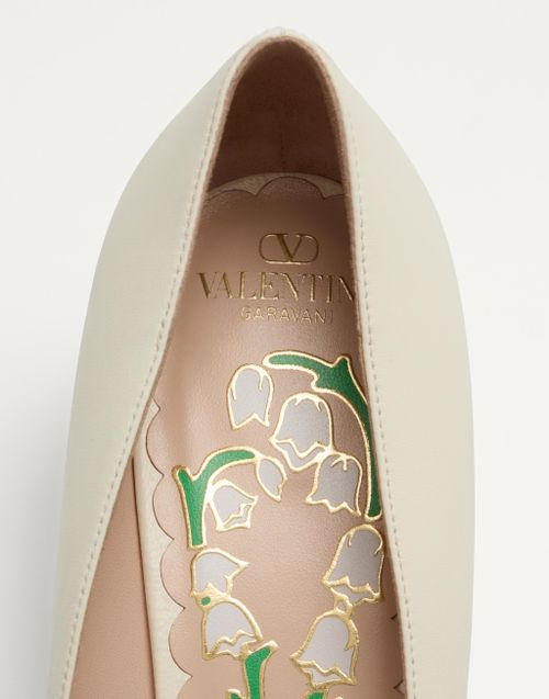 Valentino ZAPATO BOWOW DE CABRITILLA CON TACÓN DE 45 MM Descuentos del mes