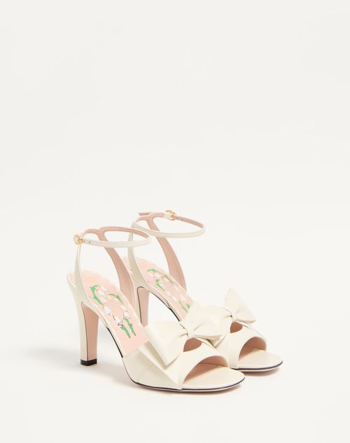 Valentino SANDALIA BOWOW DE CABRITILLA 95MM Precio ultrabajo