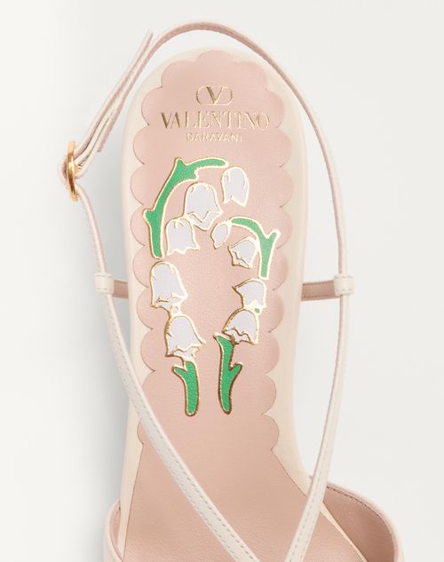 Valentino ZAPATO BOWOW DE CABRITILLA CON CORREA TRASERA ESPEJOS Y CRISTALES Y TACÓN DE 45 MM Outlet