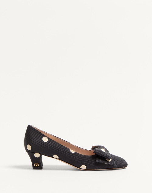 Valentino PUMP BOWOW DE TELA MOIRÉ PLUS DE POIS CON TACÓN DE 45 MM Ofertas