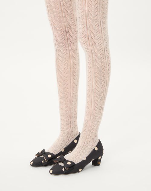 Valentino PUMP BOWOW DE TELA MOIRÉ PLUS DE POIS CON TACÓN DE 45 MM Ofertas