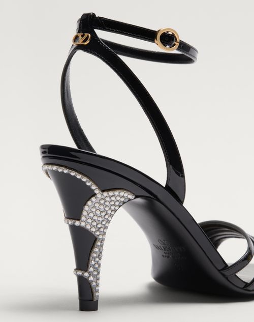 Valentino SANDALIAS LADYCRUSH DE CHAROL CON CRISTALES Y TACÓN DE 85 MM Envío gratis