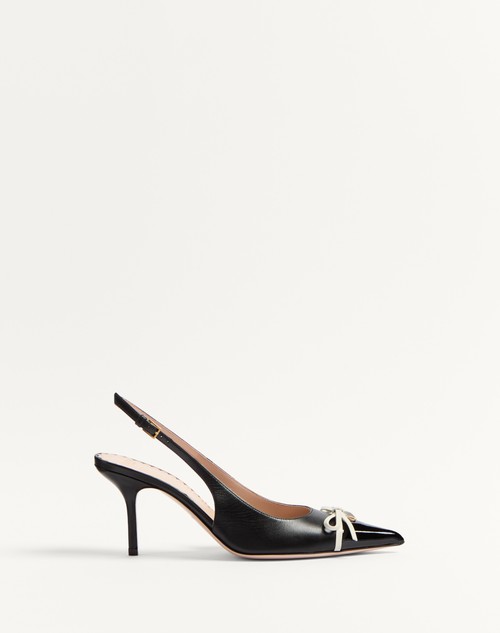 Valentino ZAPATO DE SALÓN DESTALONADOS BEPOINTY DE CHAROL Y CABRITILLA CON TACÓN DE 80 MM