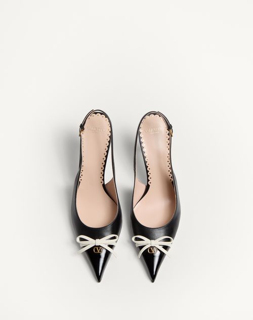 Valentino ZAPATO DE SALÓN DESTALONADOS BEPOINTY DE CHAROL Y CABRITILLA CON TACÓN DE 80 MM Último día