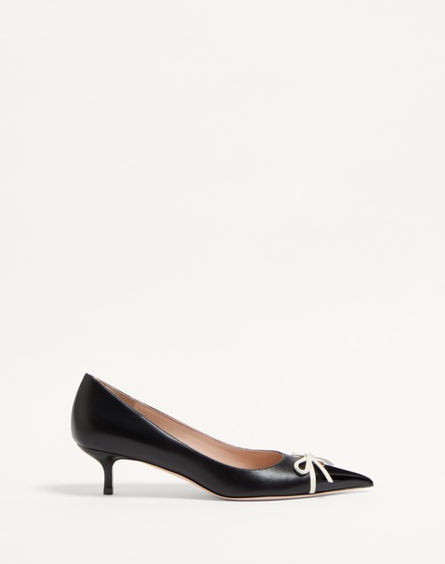 Valentino ZAPATO BEPOINTY DE CHAROL Y CABRITILLA CON TACÓN DE 45 MM