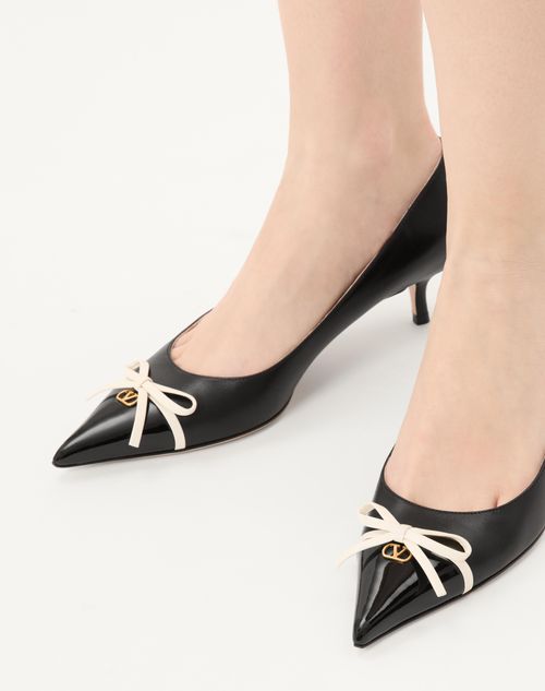 Valentino ZAPATO BEPOINTY DE CHAROL Y CABRITILLA CON TACÓN DE 45 MM Promoción por tiempo limitado