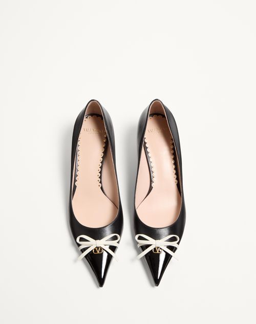 Valentino ZAPATO BEPOINTY DE CHAROL Y CABRITILLA CON TACÓN DE 45 MM Promoción por tiempo limitado