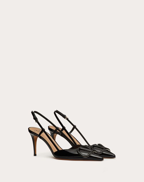 Valentino ZAPATOS DE SALÓN DESTALONADOS VLOGO SIGNATURE DE CHAROL CON TACÓN DE 80 MM Solo queda un día
