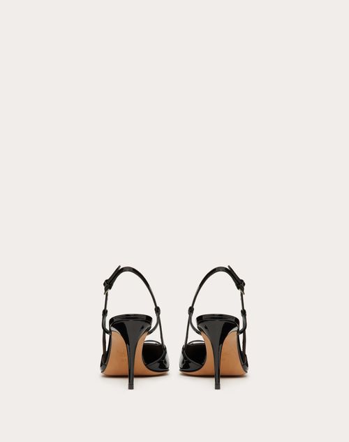 Valentino ZAPATOS DE SALÓN DESTALONADOS VLOGO SIGNATURE DE CHAROL CON TACÓN DE 80 MM Solo queda un día