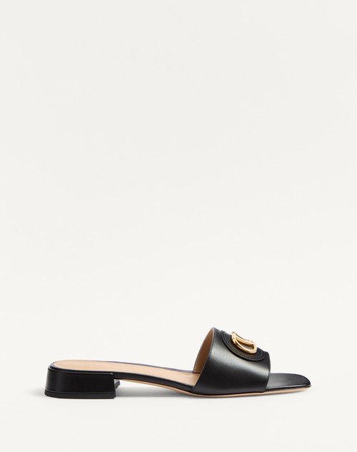 Valentino SANDALIA SIN TALÓN VLOGO SIGNATURE DE CUERO DE BECERRO CON TACÓN DE 20 MM