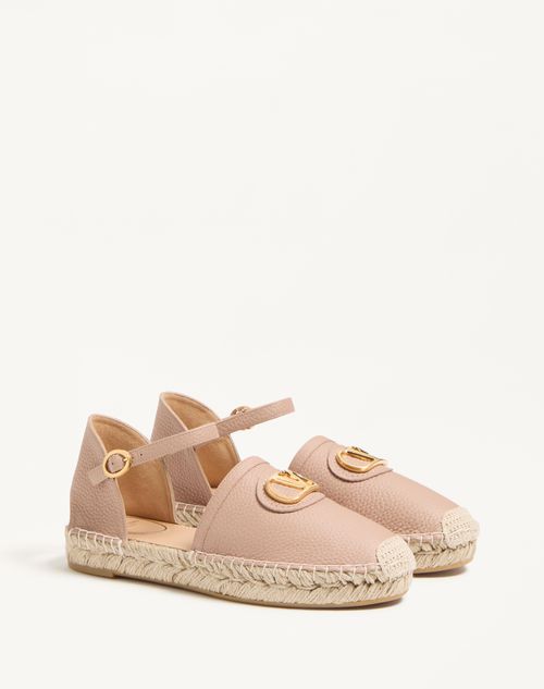 Valentino BAILARINA VLOGO SIGNATURE EN CUERO DE BECERRO GRANEADO DE 25 MM Devoluciones gratuitas