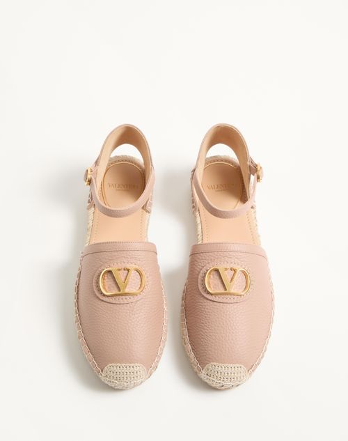 Valentino BAILARINA VLOGO SIGNATURE EN CUERO DE BECERRO GRANEADO DE 25 MM Devoluciones gratuitas