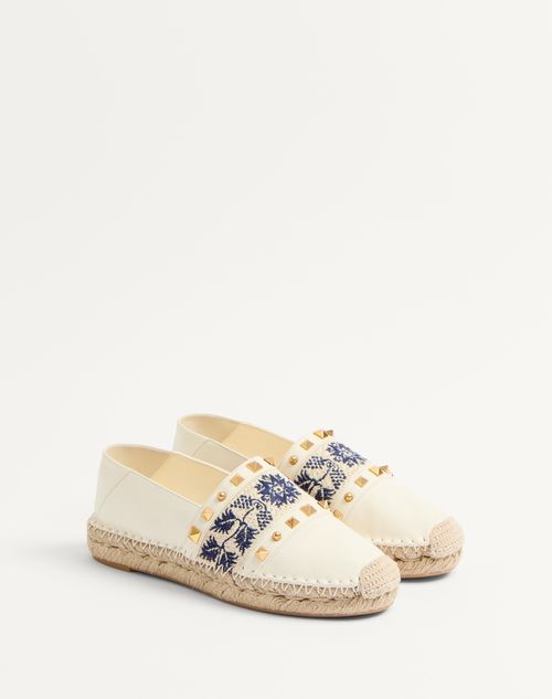Valentino ALPARGATA DE NAPA CON BORDADO DE UVAS 20MM Tienda