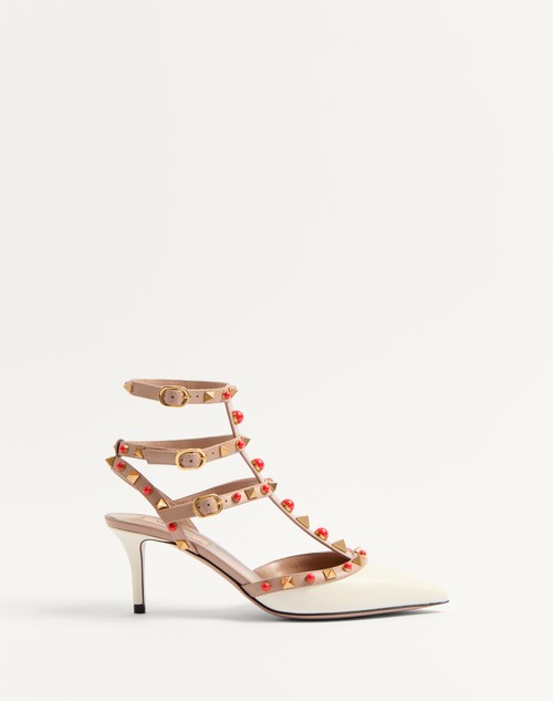 Valentino ZAPATO ROCKSTUD DE CUERO DE BECERRO CON CABUJONES Y TACÓN DE 65 MM