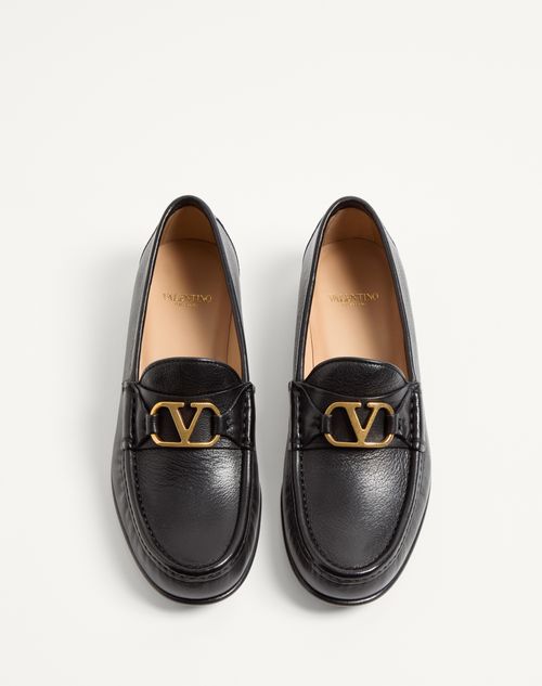 Valentino MOCASÍN DE BÚFALO VLOGO SIGNATURE CON TACÓN DE 20 MM Promoción trimestral