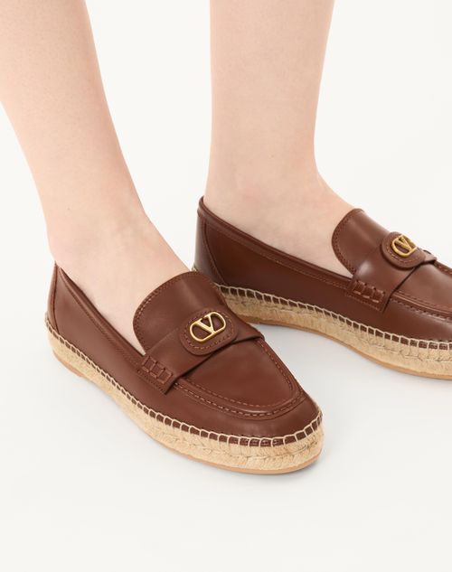 Valentino MOCASÍN VLOGO SIGNATURE DE CUERO DE BECERRO CON TACÓN DE 20 MM Liquidación