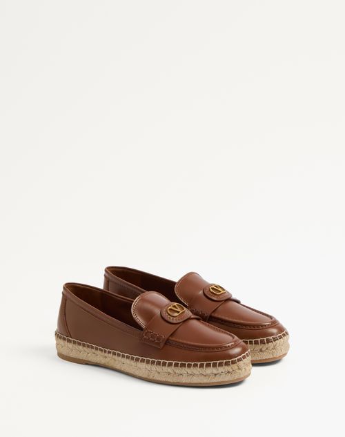 Valentino MOCASÍN VLOGO SIGNATURE DE CUERO DE BECERRO CON TACÓN DE 20 MM Liquidación
