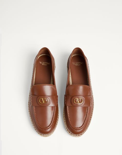Valentino MOCASÍN VLOGO SIGNATURE DE CUERO DE BECERRO CON TACÓN DE 20 MM Liquidación