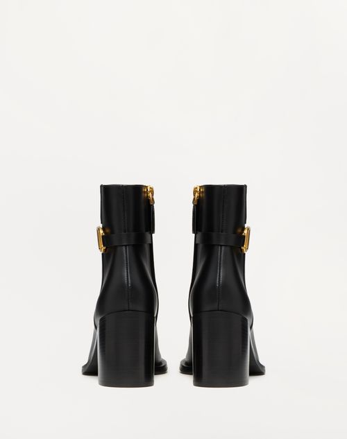 Valentino BOTINES VLOGO SIGNATURE DE PIEL DE BECERRO CON TACÓN DE 75 MM Descuentos del mes