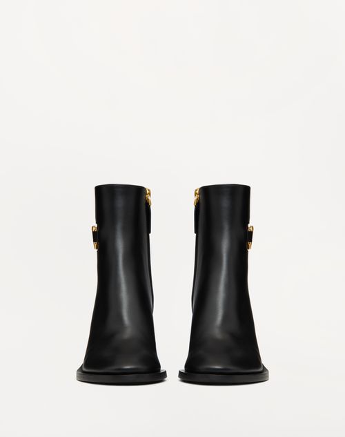 Valentino BOTINES VLOGO SIGNATURE DE PIEL DE BECERRO CON TACÓN DE 75 MM Descuentos del mes