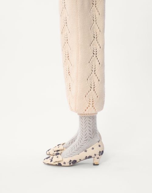 Valentino PANTALÓN DE LANA TEJIDA Outlet