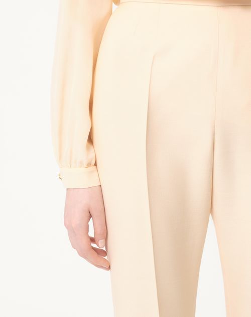 Valentino PANTALÓN DE CREPE COUTURE Outlet online