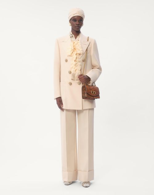 Valentino PANTALÓN DE DIAGONAL DRY WOOL Rebajas