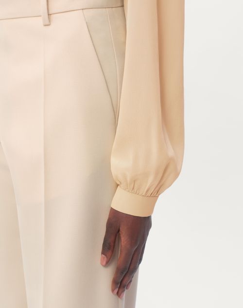 Valentino PANTALÓN DE DIAGONAL DRY WOOL Rebajas