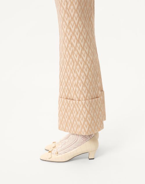 Valentino PANTALÓN DE TOUTE LA V LUREX JACQUARD Ofertas