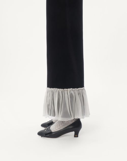 Valentino PANTALÓN DE TERCIOPELO DE ALGODÓN Gran oferta