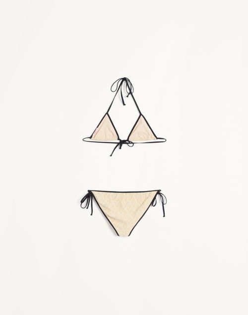 Valentino BIKINI DE TOUTE LA V LYCRA JACQUARD Descuento