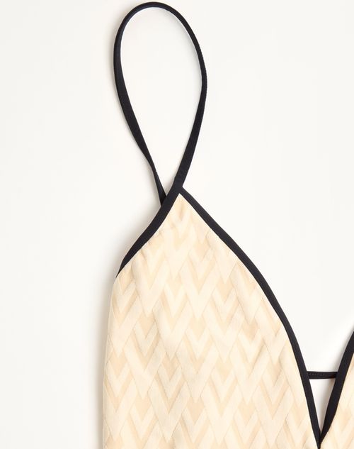 Valentino TRAJE DE BAÑO DE JACQUARD TOUTE LA V Tienda