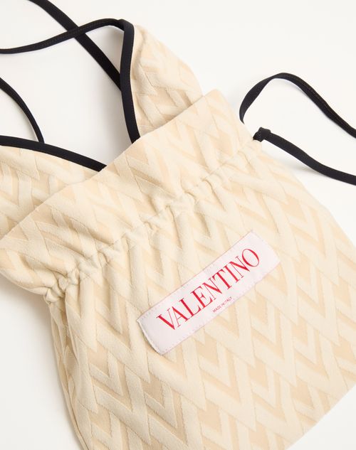 Valentino TRAJE DE BAÑO DE JACQUARD TOUTE LA V Tienda