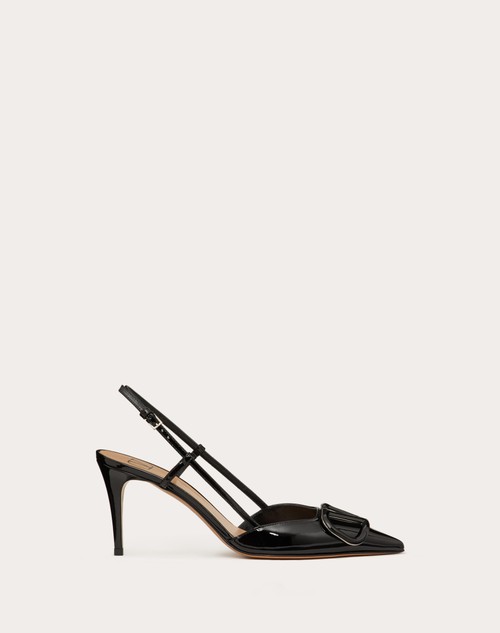 Valentino ZAPATOS DE SALÓN DESTALONADOS VLOGO SIGNATURE DE CHAROL CON TACÓN DE 80 MM