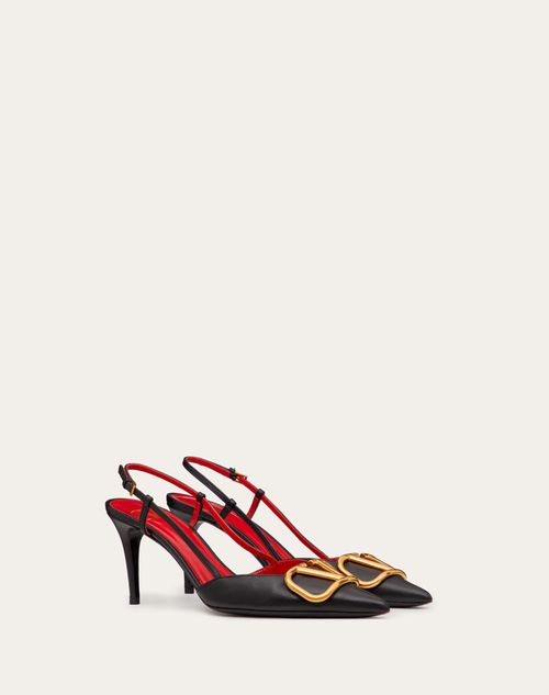 Valentino Salones destalonados VLogo Signature de piel de becerro con tacón de 80 mm Rebajas top