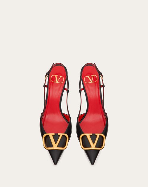 Valentino Salones destalonados VLogo Signature de piel de becerro con tacón de 80 mm Rebajas top