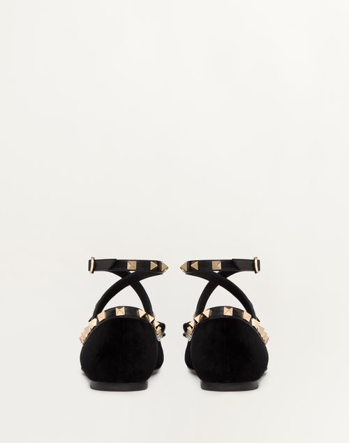Valentino BALLERINAS ROCKSTUD DE TERCIOPELO Últimos 2 días