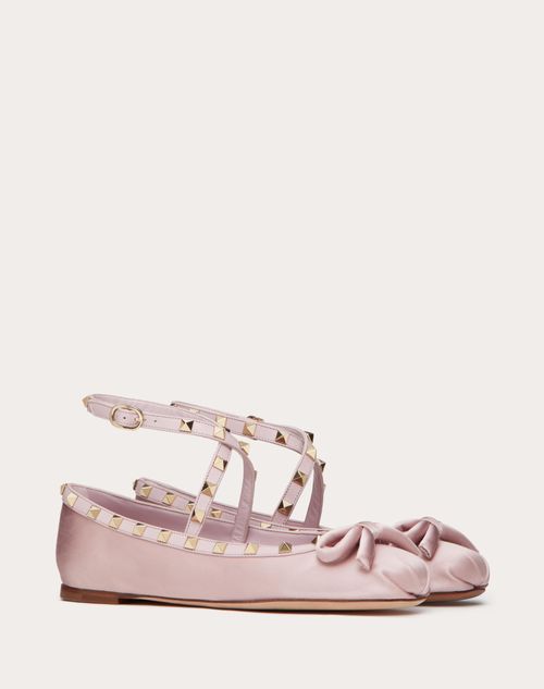 Valentino BALLERINA ROCKSTUD DE SATÉN Promoción trimestral