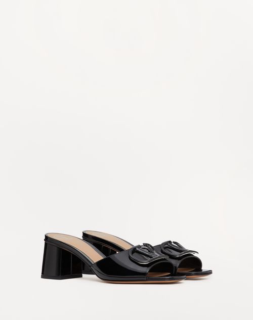 Valentino SANDALIA SIN TALÓN DE CHAROL CON EL VLOGO SIGNATURE Y TACÓN DE 60 MM 2025
