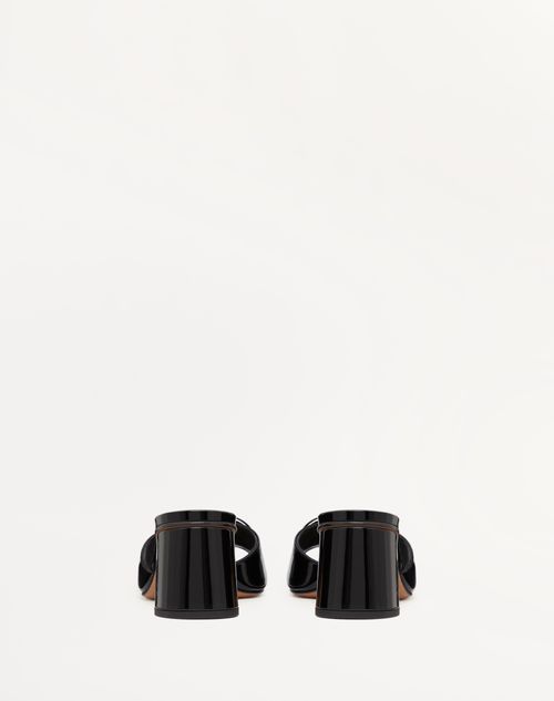 Valentino SANDALIA SIN TALÓN DE CHAROL CON EL VLOGO SIGNATURE Y TACÓN DE 60 MM 2025