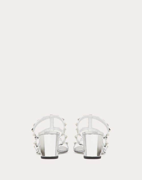 Valentino SANDALIA ROCKSTUD SIN TALÓN CON EFECTO ESPEJADO Y CON TACÓN DE 60 MM En oferta