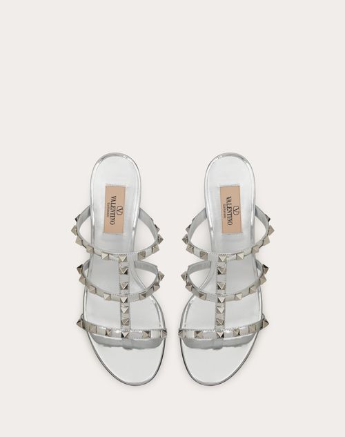 Valentino SANDALIA ROCKSTUD SIN TALÓN CON EFECTO ESPEJADO Y CON TACÓN DE 60 MM En oferta