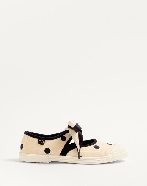 Valentino ZAPATILLA BALLERINA BAY BY BAY DE TELA MOIRÉ PLUS DE POIS