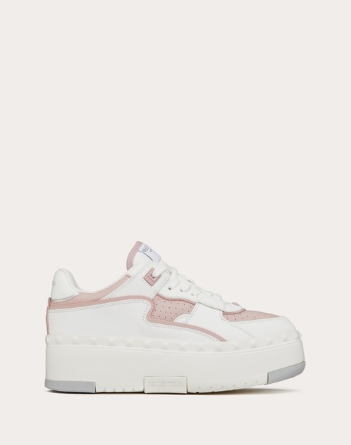 Valentino ZAPATILLA DEPORTIVA FREEDOTS XL DE CUERO DE BECERRO
