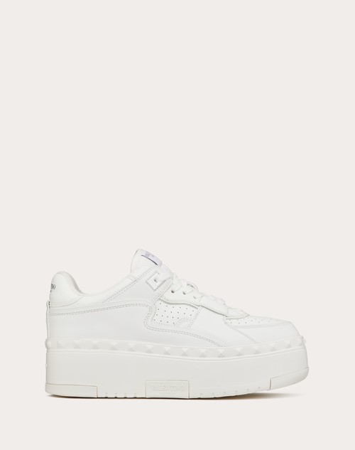 Valentino ZAPATILLA DEPORTIVA FREEDOTS XL DE CUERO DE BECERRO