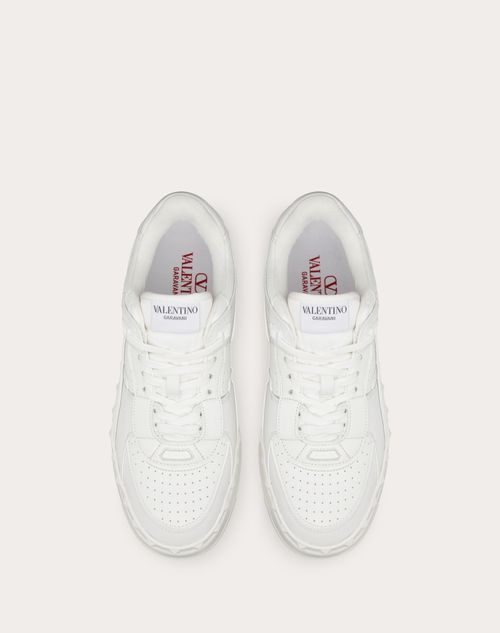 Valentino ZAPATILLA DEPORTIVA FREEDOTS XL DE CUERO DE BECERRO Último día