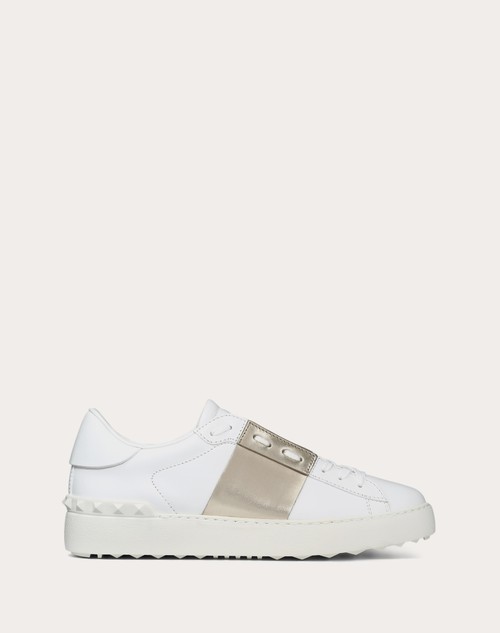 Valentino SNEAKERS OPEN CON BANDA METALIZADA