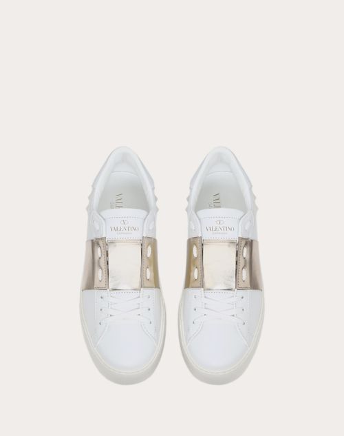 Valentino SNEAKERS OPEN CON BANDA METALIZADA Envío internacional gratuito